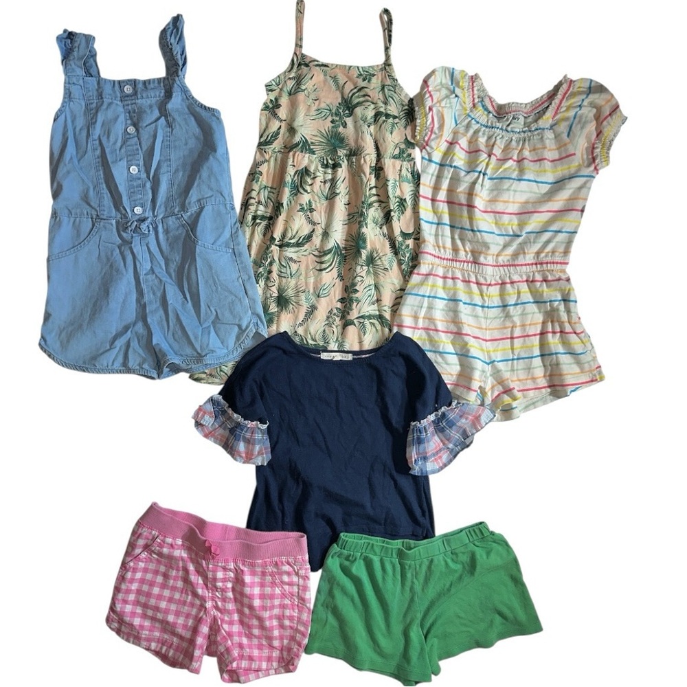 EUC 6pc bundle of girls summer clothes size 5